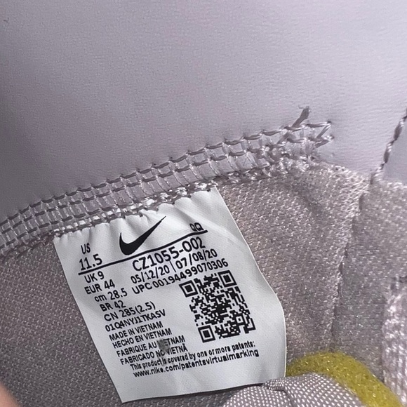Women's Nike Blazer Mid '77 Platinum Violet Purple Mauve White size 11.5 - Picture 8 of 8